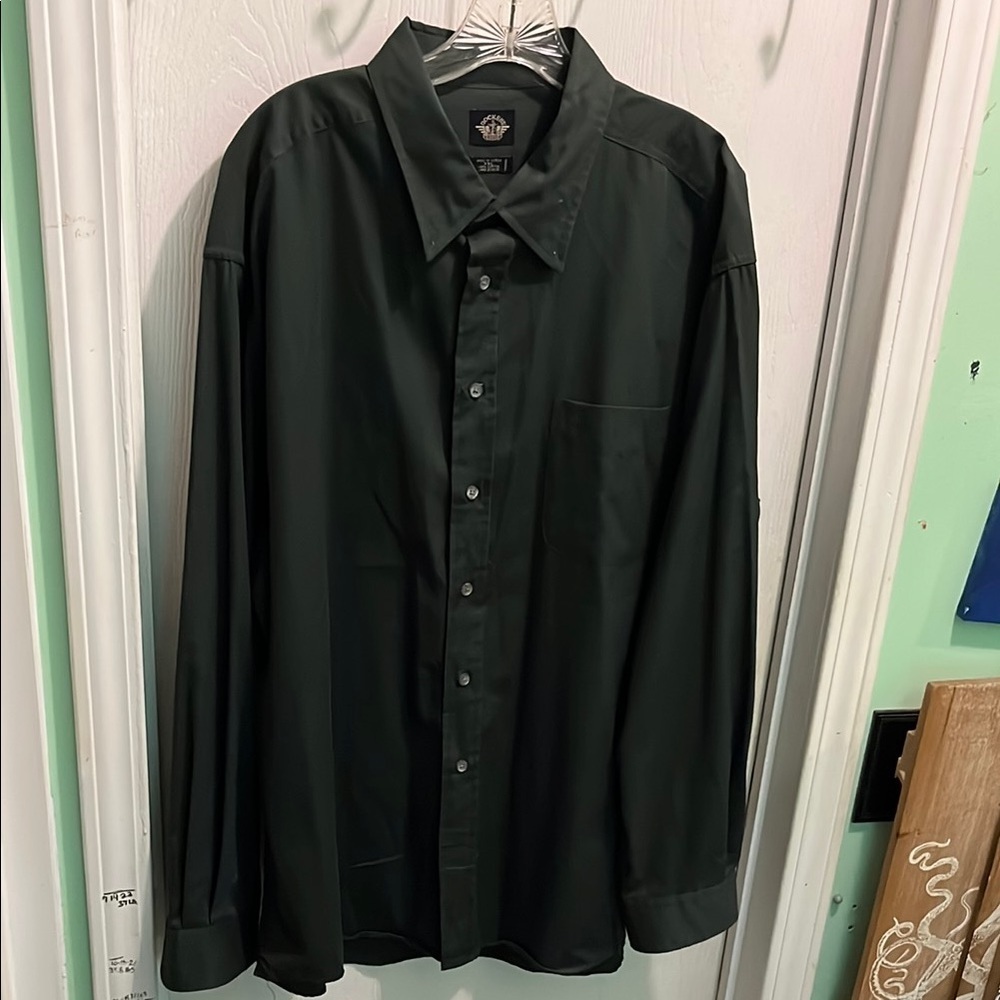 Dockers Green Casual Button Down Shirt